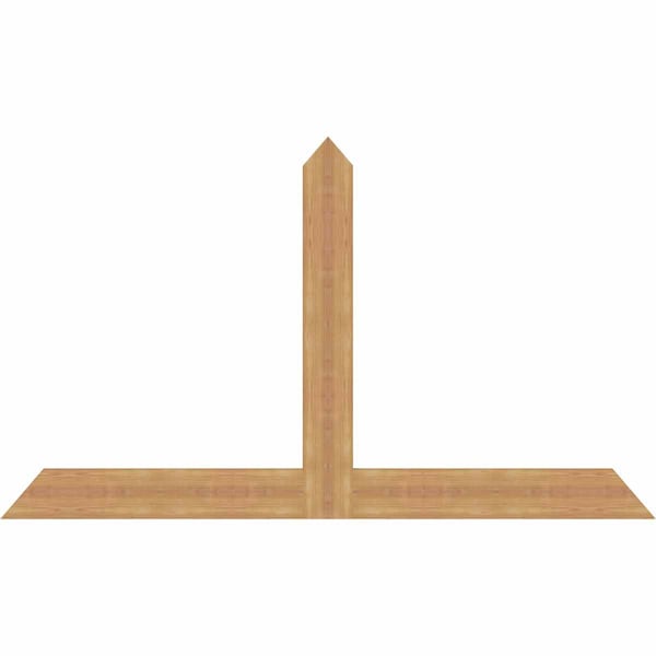 Ekena Millwork Portland Timber Gable Bracket, Western Red Cedar, 72"W x 42"H x 1 1/2"D x 5 1/2"F, 14/12 Pitch GBW072X42X0206POR00SWR - main